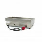 Preview: Grillplatte - Halb Gerillt - 73 cm - inkl. Tropfschale - 400 V