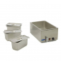 Preview: Bain Marie - mit Wasserhahn - inkl. 3 x 1/3 GN Set - Elektrisch