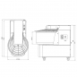 Preview: Spiralteigkneter auf Räder | 48 kg/60 Liter | 2 Geschwindigkeiten | mit Timer Preview: Spiralteigkneter auf Räder | 48 kg/60 Liter | 2 Geschwindigkeiten | mit Timer