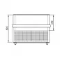 Preview: Mastro Supermarkt-Tiefkühltruhe mit Glas-Schiebedeckeln 1032 Liter | 2,5 Meter breit | -18°/-28°C