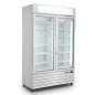 Preview: Tiefkühlschrank 2 Glastüren weiß | B 1220 x L 693 x H 2008 mm Preview: Tiefkühlschrank 2 Glastüren weiß | B 1220 x L 693 x H 2008 mm