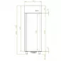 Preview: Mastro Edelstahl Tiefkühlschrank 600 Liter mit 1 Tür | DOMSYSTEM | -18°/-22°C
