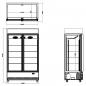 Preview: TOPLINE Getränkekühlschrank 1040 Liter Weiß mit Leuchtaufsatz Preview: TOPLINE Getränkekühlschrank 1040 Liter Weiß mit Leuchtaufsatz