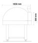 Preview: Holz Pizzaofen Pavesi JOY 120H | Backfläche statisch | 4 bis 5 Pizzen Preview: Holz Pizzaofen Pavesi JOY 120H | Backfläche statisch | 4 bis 5 Pizzen