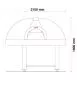 Preview: Rotierender Holzbackofen | 10/12 Pizzen | Pavesi TW Preview: Rotierender Holzbackofen | 10/12 Pizzen | Pavesi TW