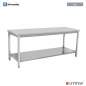Preview: Arbeitstisch 1200x700x850 mm ohne Aufsatz stabile Bodenplatte