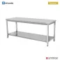 Preview: Arbeitstisch 700 ohne Aufsatz 200x70x85cm stabile Bodenbasis