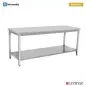 Preview: Arbeitstisch 700 ohne Aufsatz 100x70x85cm stabile Bodenbasis