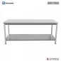 Preview: Arbeitstisch 700 ohne Aufsatz – 700x700x850 mm, ebene Fläche