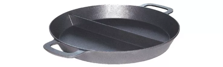 Großraumpfanne Ø 500 mm mit 2-Teilung