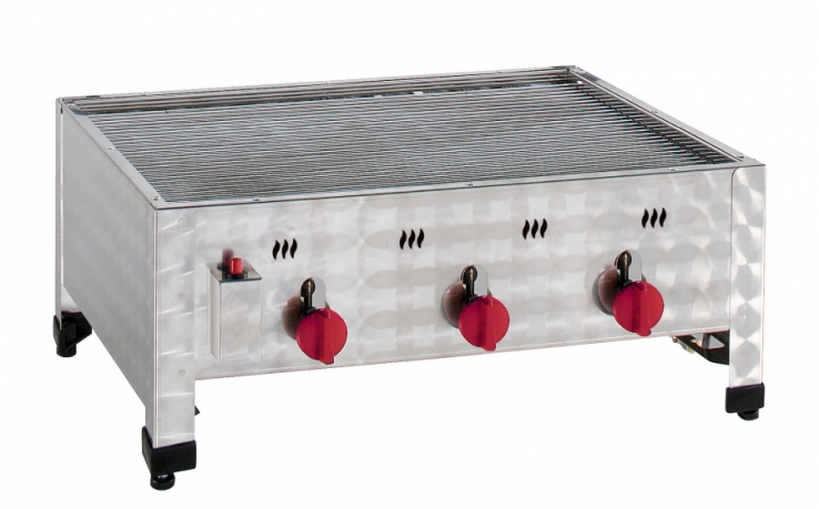 Neumärker Gas-Kombi-Tischbräter | 3 Brenner