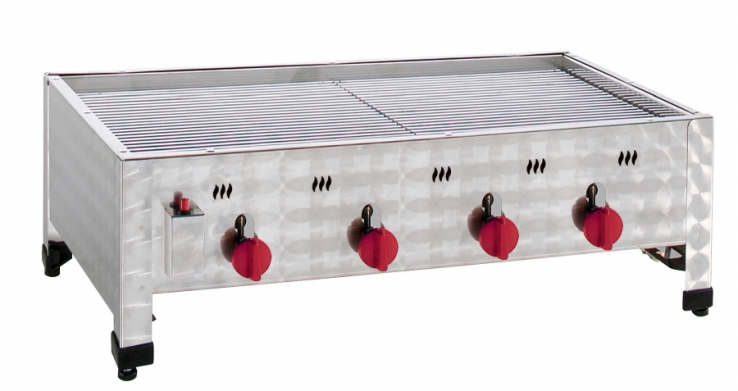 Neumärker Gas-Kombi-Tischbräter | 4 Brenner