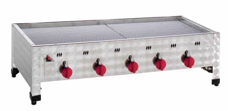 Neumärker Gas-Kombi-Tischbräter | 5 Brenner