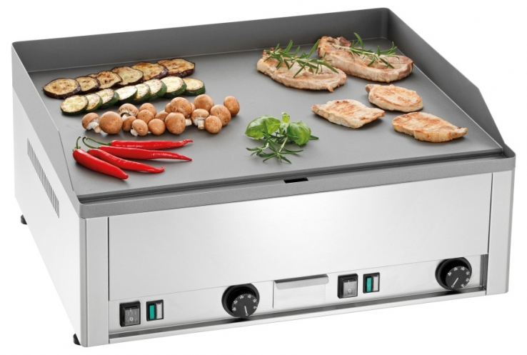 Neumärker elektro Griddleplatte | 2 Heizzonen rechts/links separat regelbar