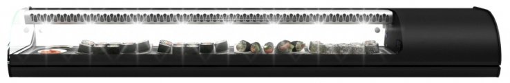 Neumärker Royal Cooling Sushivitrine | Kompressor rechts | 8x GN 1/3 x 40 mm