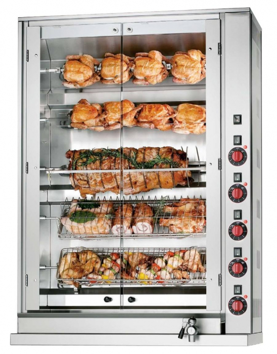 Neumärker Hähnchengrill mit 5 Spießen | 20 Hähnchen