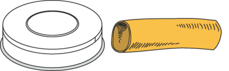 Pasta-schijf Ø 50 mm Cannelloni voor pastamachine PF15E