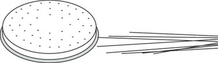 Pasta-Scheibe Ø 57 mm Capelli d'Angelo für Nudelmachine PF25E/PF40E