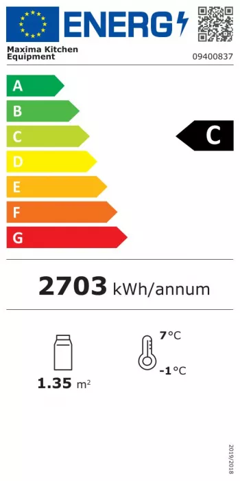 Anzeigekühlschrank - 300L - 92cm