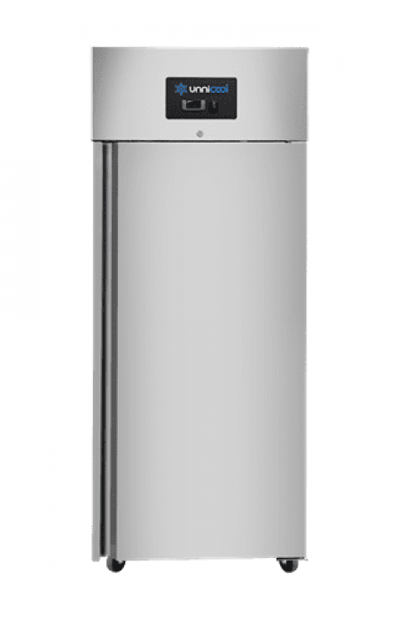 Gefrierschrank 1 Tür 650 Liter Edelstahl leise LED Gastronomie