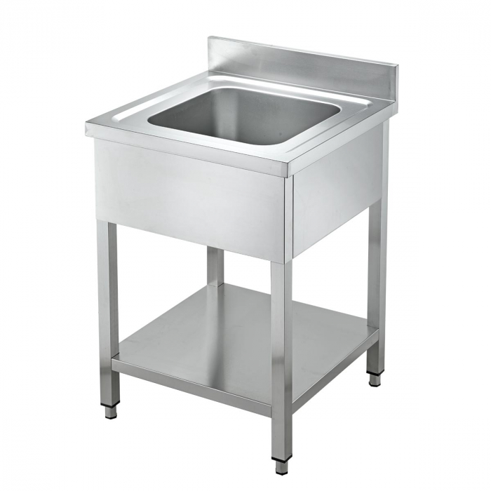 Spültisch 700 1 Becken B 600 - Easyline Spültisch für die Gastronomie