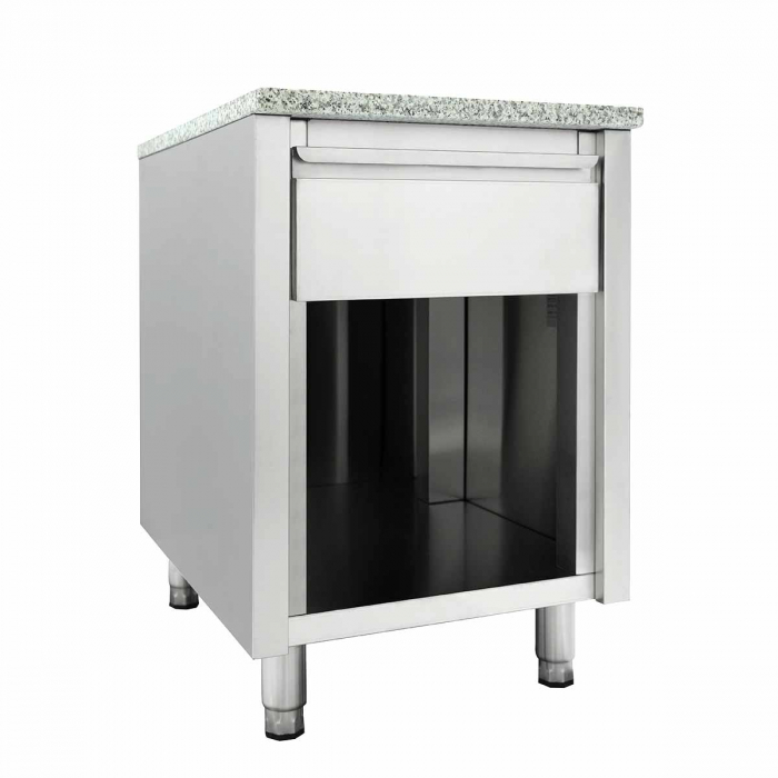 EASYLINE Kassentisch 800 mit Schublade B:600 "grau"