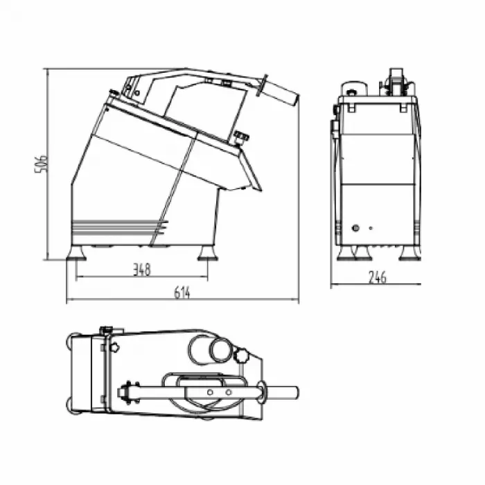 EASYLINE Gemüseschneider inkl. 5 Scheiben