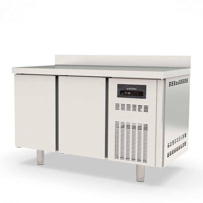 Tiefkühltisch 700 2-fach GN1/1 mit 2 Türen und Aufkantung - Topline - Gastrohot