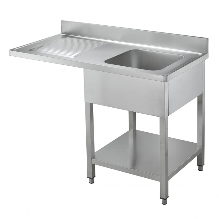 Spülcenter 700 1 Becken rechts B 1400 - Topline Spülcenter mit einem Becken, rechts, Breite 1400 mm