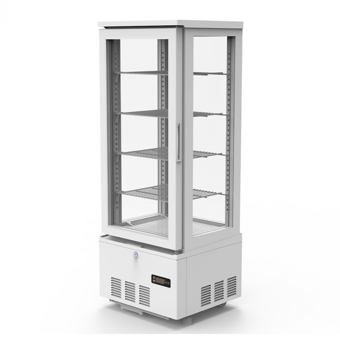 TOPLINE Kühlvitrine 4-fach / 92 Liter "weiß"