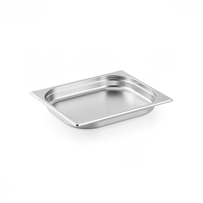 Gastronorm Behälter GN 1/2 40 mm - Topline Qualität - Robuster Edelstahl - Ideal für die Gastronomie - GN Behälter 1/2 Größe 40 mm Tiefe