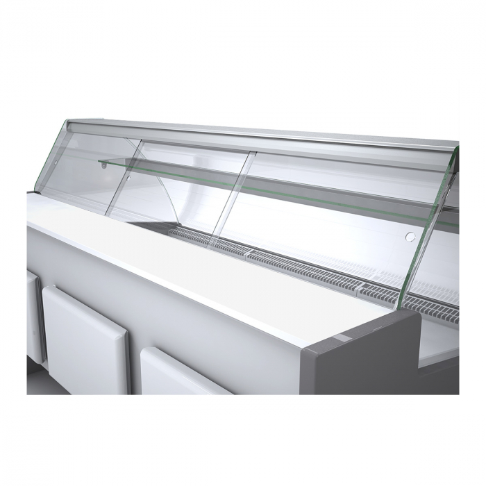 Rückschiebescheiben aus Plexiglas 100 Serie Topline - Schutzscheiben für Gastronomie und Einzelhandel