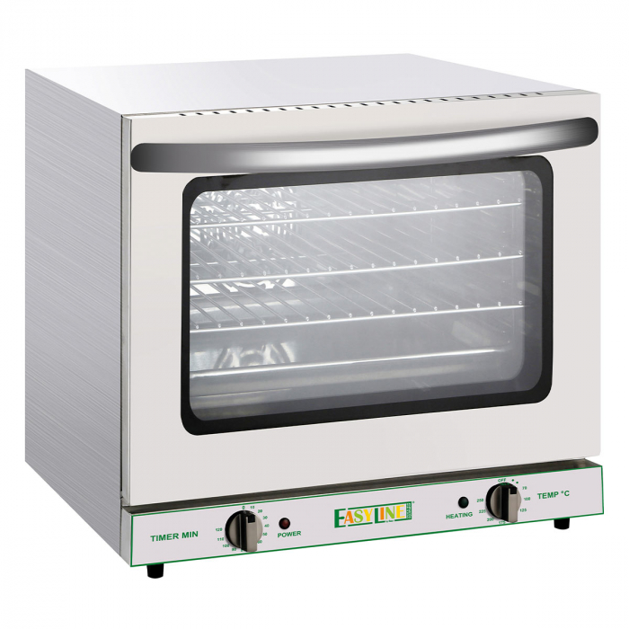 Heissluftofen mit 4 Einschüben BT 450 x 330 mm 66 Liter - Gastrohot