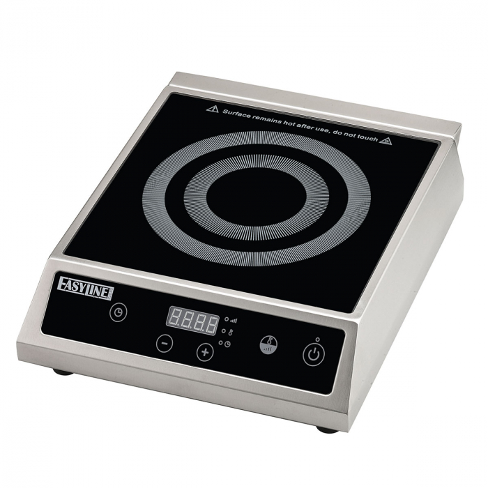 Induktionskochfeld 1 Platte Ø 140-220 mm 3,5 kW - Easyline