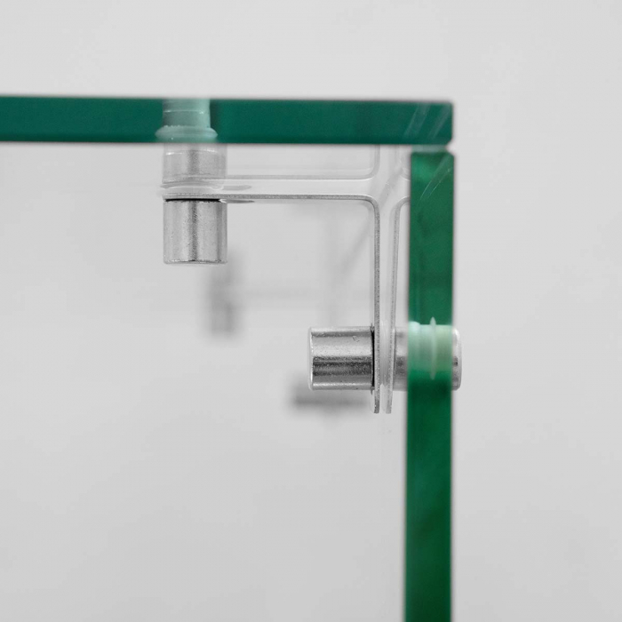 EASYLINE Pizzakühltisch 800 / 2-türig "grau" inkl. Kühlaufsatz GN1/3