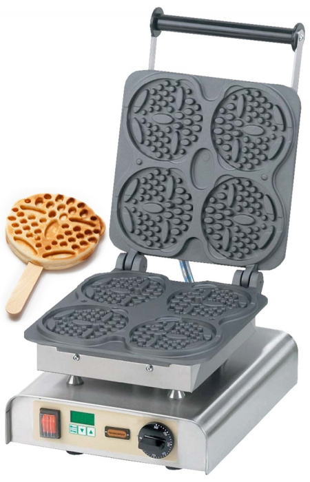 Waffeleisen Bärchen am Stiel
