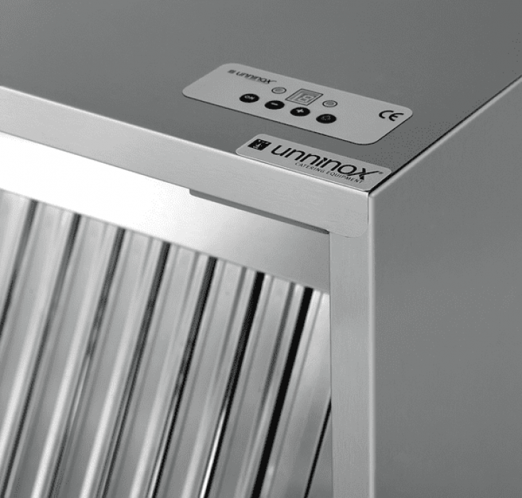 Dunstabzugshaube Plug and Play 950mm Edelstahl 1400 m³/h LED