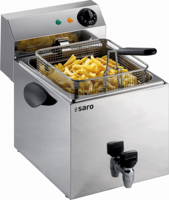 Fritteuse 3.25 kW 8 Liter | Becken mit Kältezone