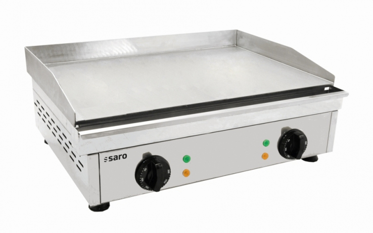 Griddleplatte 3.5 kW | Bratplatte glatt | 2 Bratzonen
