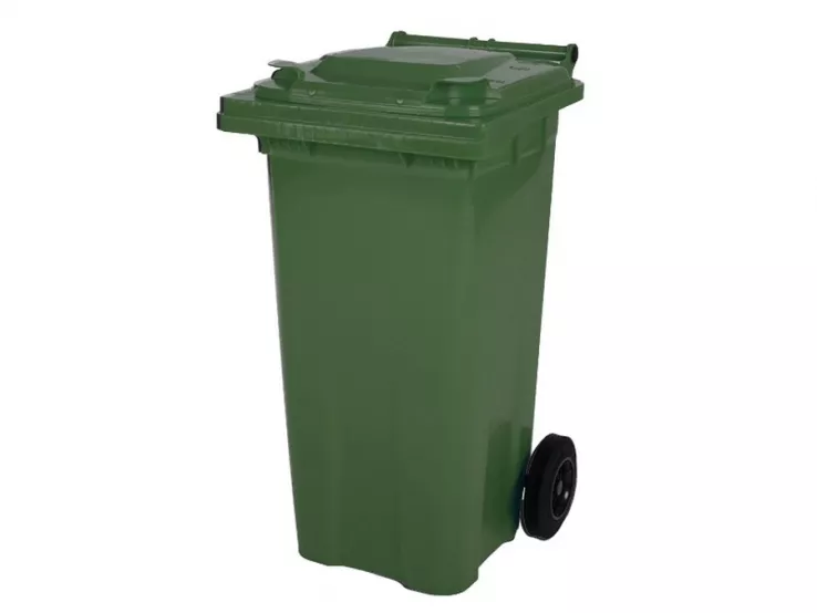 2 Rad Müllgroßbehälter 120 Liter grün