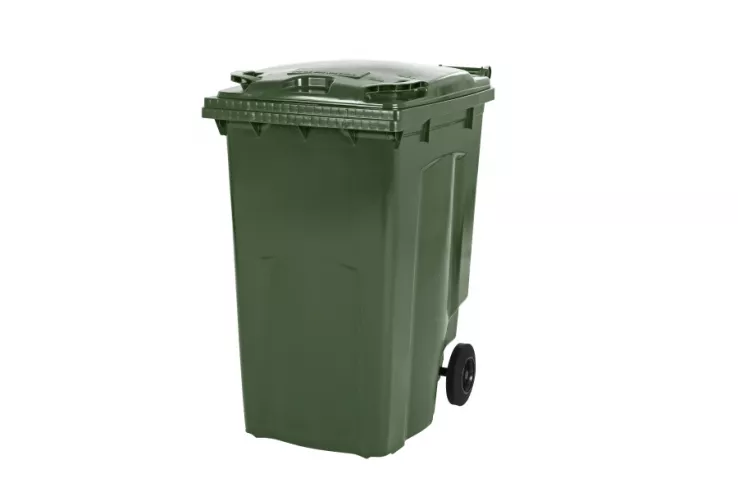 2 Rad Müllgroßbehälter 340 Liter grün