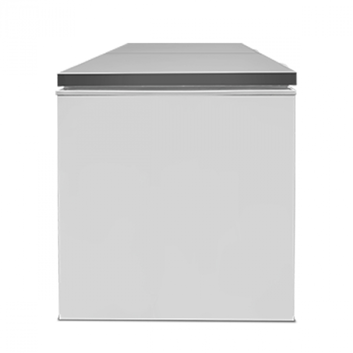 Gefriertruhe | 558L | Weiß/Edelstahl | -18°C bis -25°C | Statische Kühlung