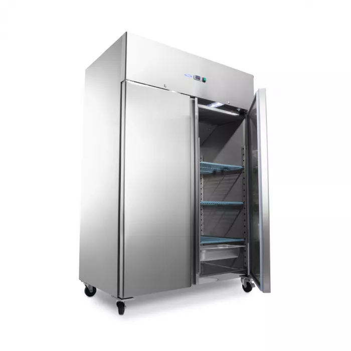 Gastro Gefrierschrank 800 Liter mit 2 Türen und 6 Rosten