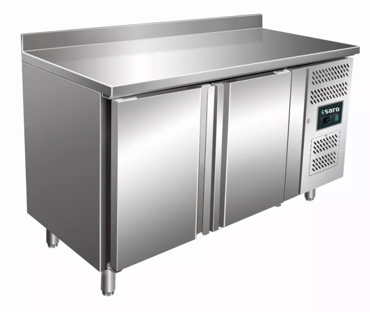Kühltisch mit Aufkantung | B 1360 x T 700 x H 890/990 mm