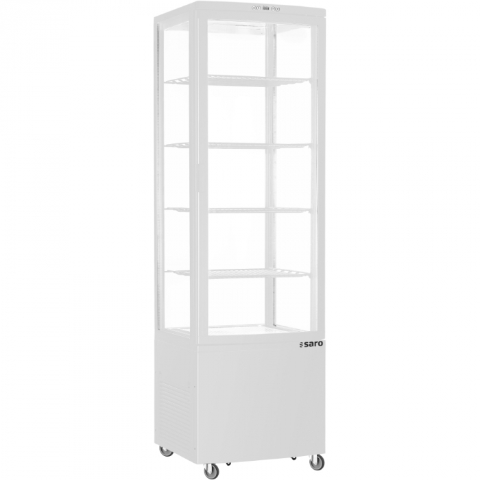Kühlvitrine 235 Liter weiß | B 515 x L 485 x H 1689 mm