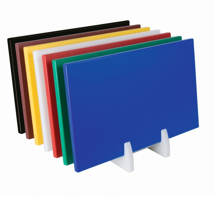 Polyäthylen-Schneidbrett schwarz 1/1GN 18mm