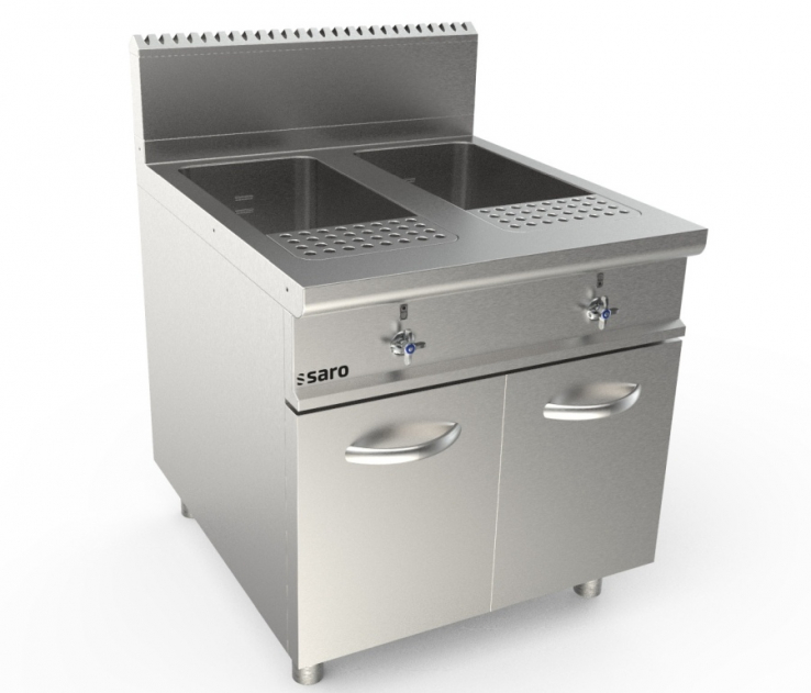 Gasnoedelkoker 2 x 40L