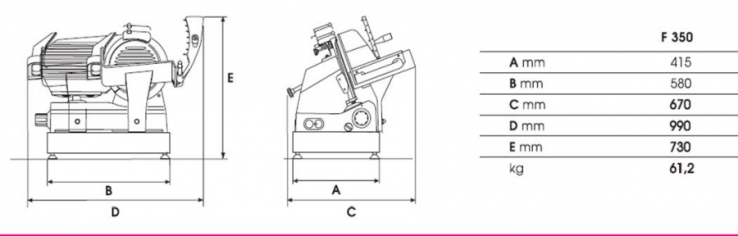 Automatische Aufschnittmaschine F-350