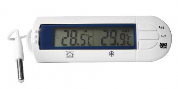 Fühlerthermometer digital Tiefkühl mit Alarm