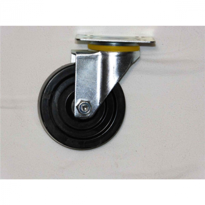 4er Radsatz Ø100 mm – Höhe 150 mm mit Bremse & ohne Bremse